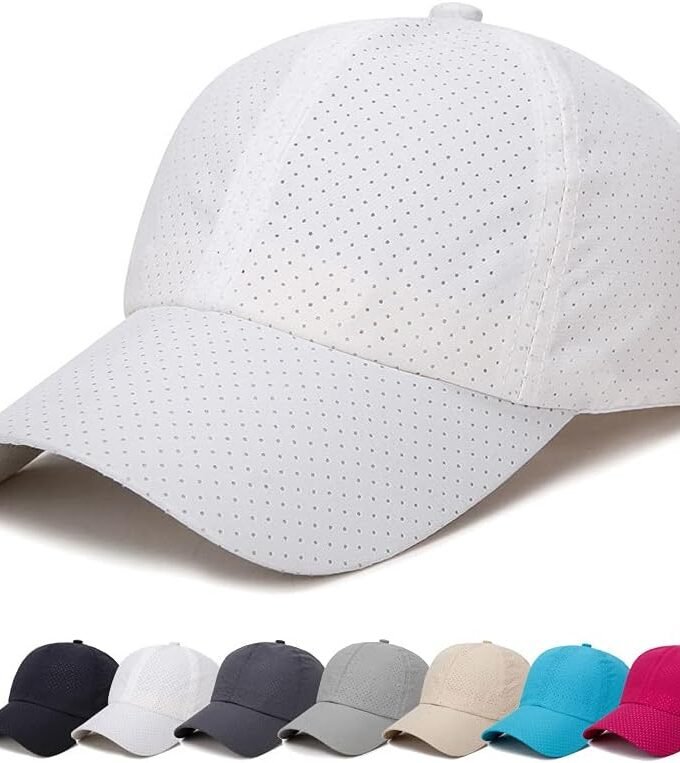 Summer Mesh Baseball Cap Breathable Quick Dry Sports Running Trucker Hat for Men Women