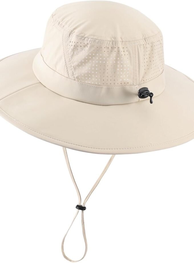 UPF 50+ Sun Hats for Men Women Foldable Wide Brim Fishing Hat Quick Dry Summer Outdoor Garden Safari Bucket Hat