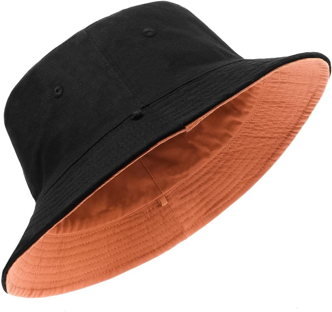 Oversize XXL Bucket Hat for Men,XL Reversible Trendy Fisherman Hats,Large Travel Sun Hat Double Sided Women