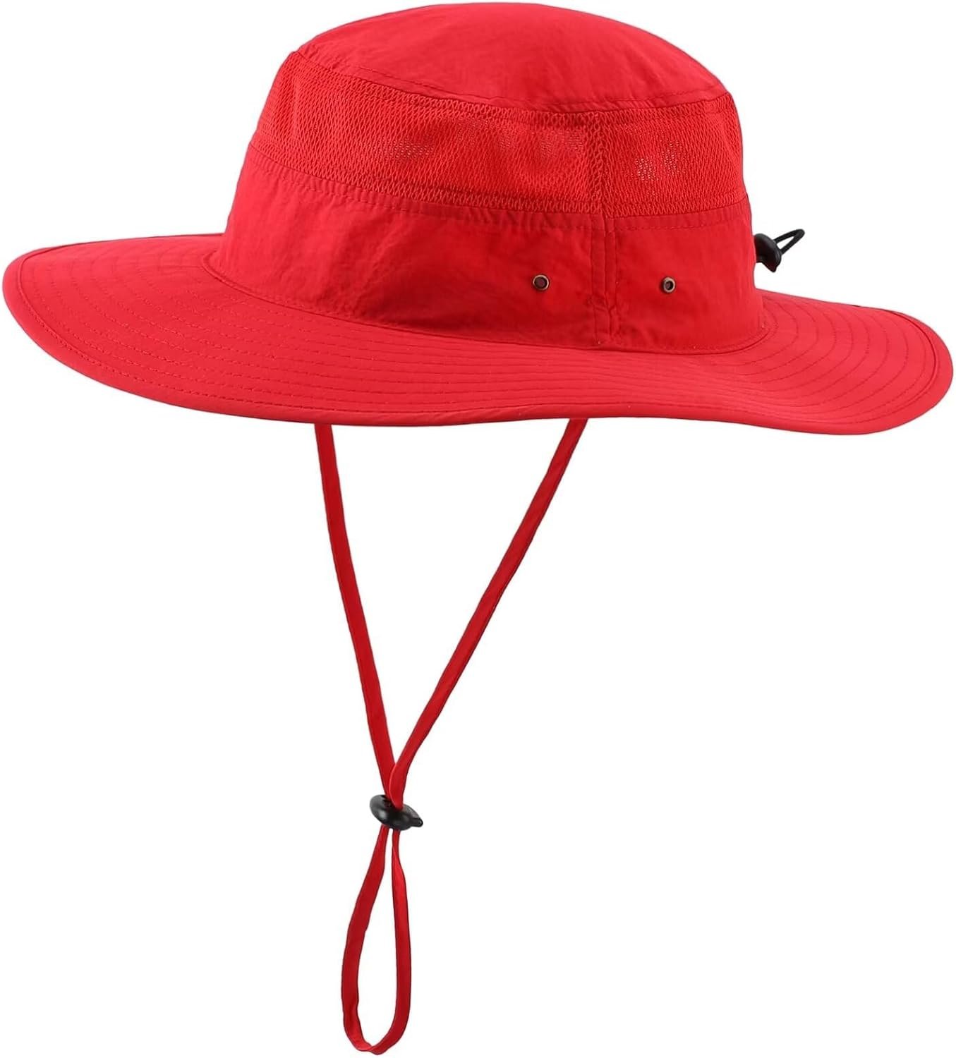 UPF 50+ Men's Sun Hat Wide Brim Bucket Hat UV Protection Hat for Mens Womens Beach Safari Gardening Golf Fishing