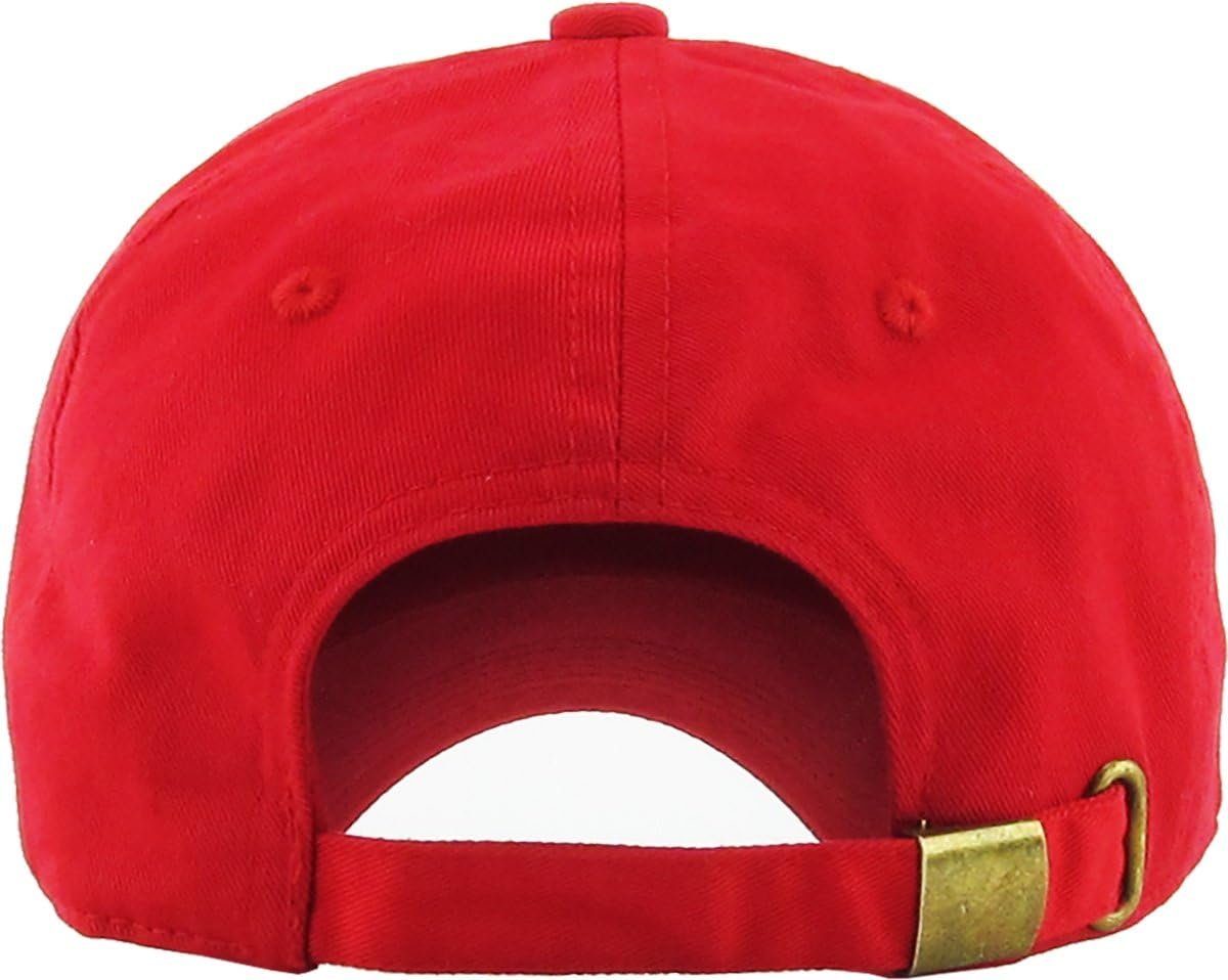 Classic Unisex Cotton Adjustable Low Crown Baseball Cap – Plain Dad Hat - Image 2