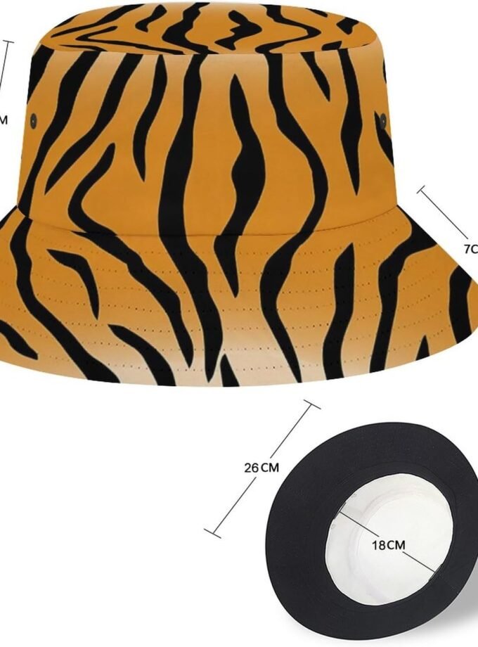 Bucket Hat for Women Men, Outdoor Foldable UV Protection Fisherman Sun Hat Full Print Beach Travel Summer Cap