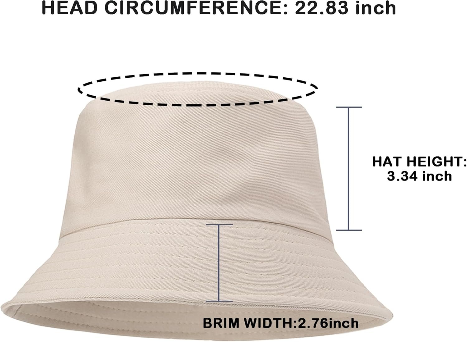 3 Packs Unisex Athletic Bucket Hat Solid Colors Sun Hat with UV Protection for Outdoor Sports Packable Summer Hats - Image 2