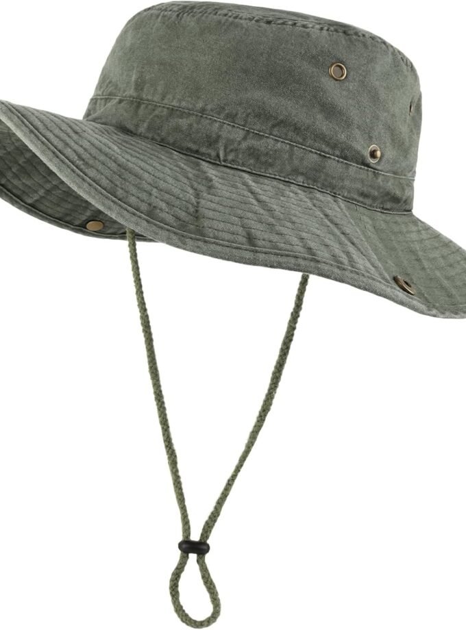 Sun Hats Washed,Oversized Wide Floppy Brim Hiking Hat for Big Heads,Large Cooling Hats with Chin Strap