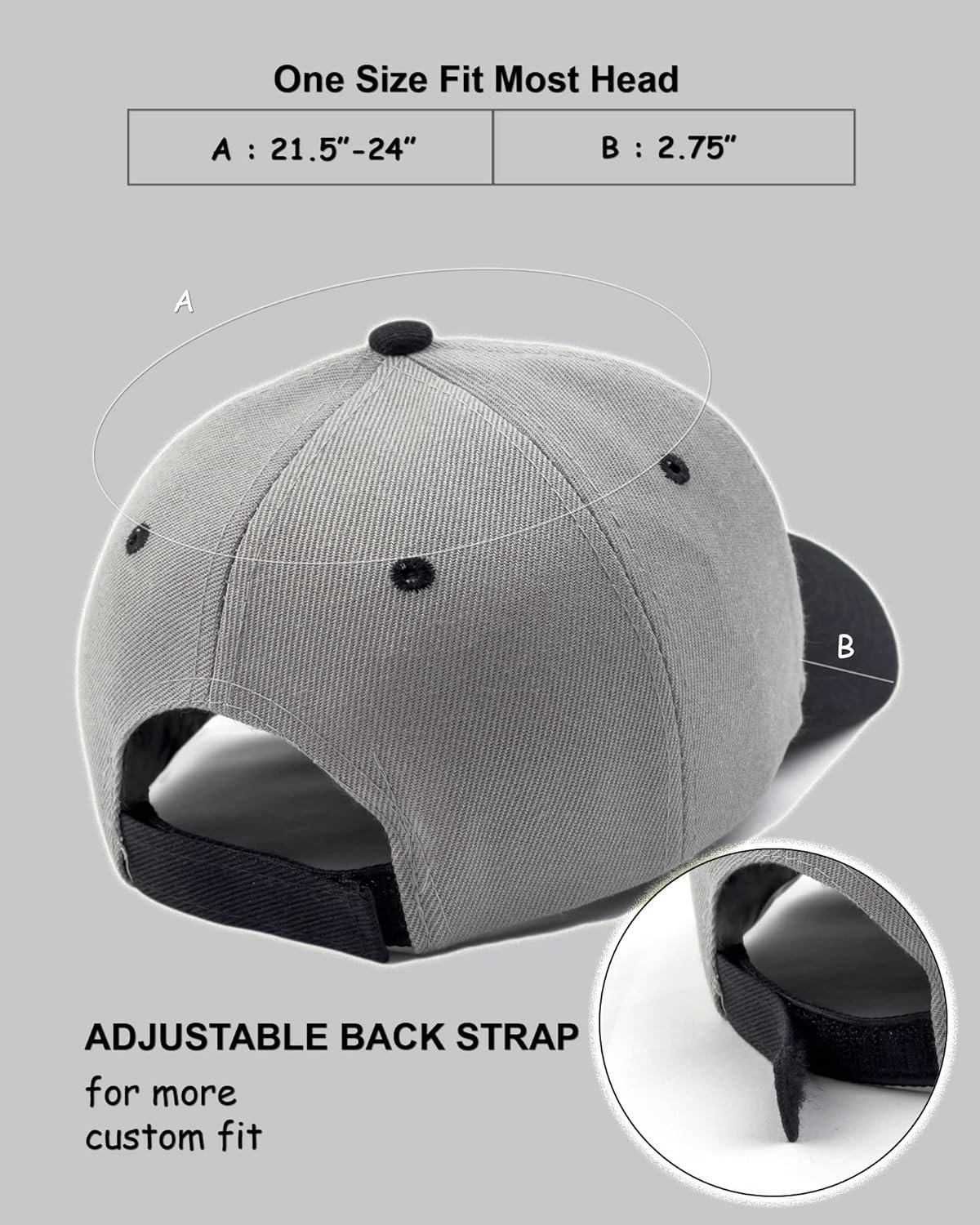 Utmost Structured Baseball Cap with Adjustable Closure - Performance Hat for Outdoor Activities - Image 2
