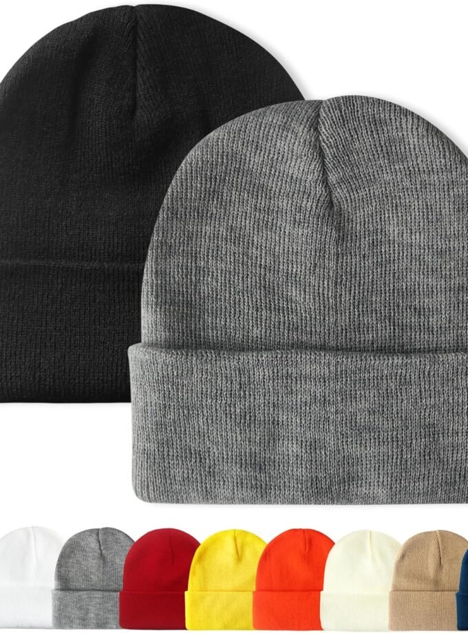 Unisex Beanie Hats for Men Women Knit Winter Beanies