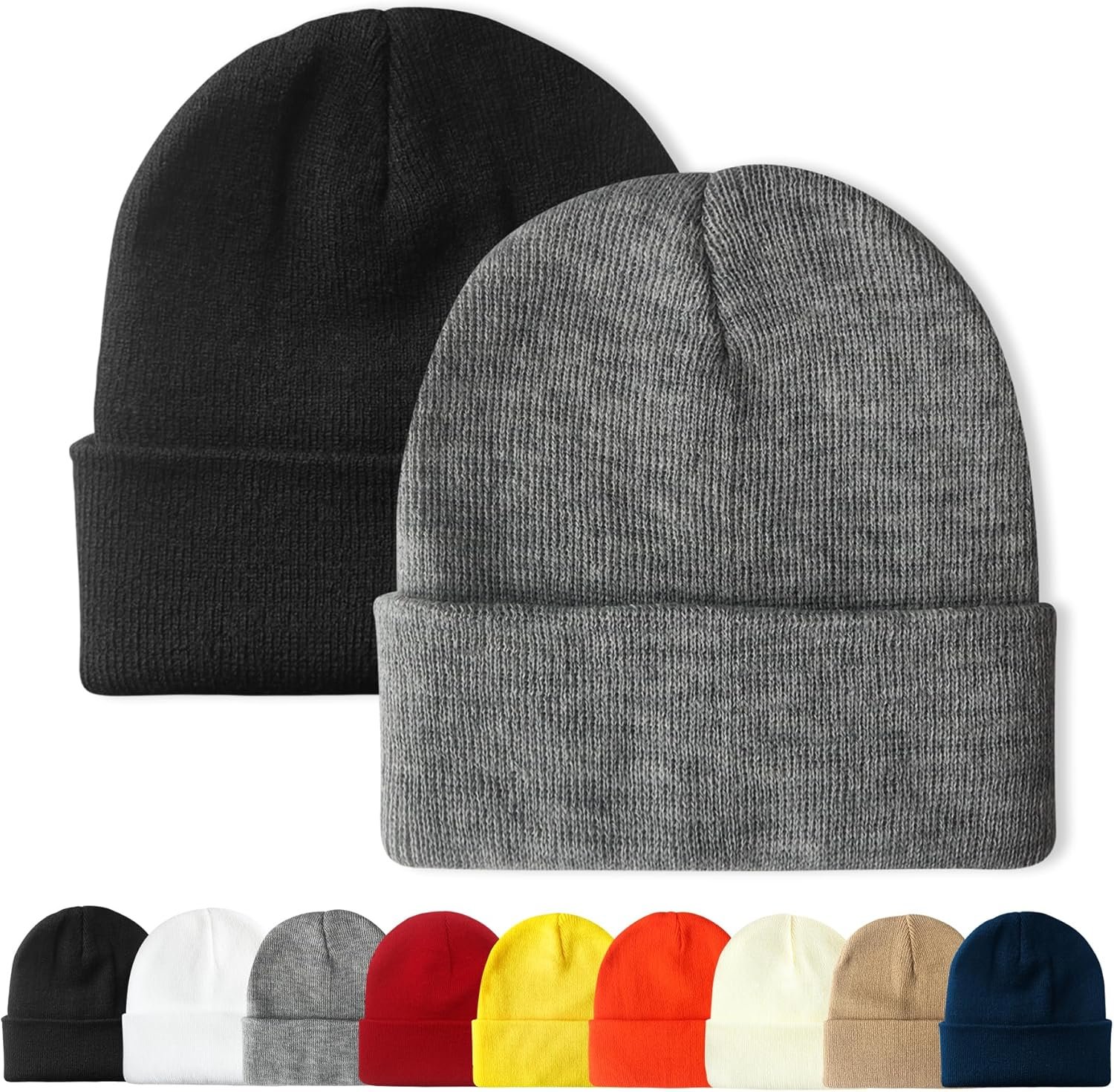 Unisex Beanie Hats for Men Women Knit Winter Beanies